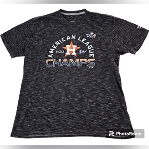 HOUSTON ASTROS 2019 WORLD SERIES T SZ L BLACK